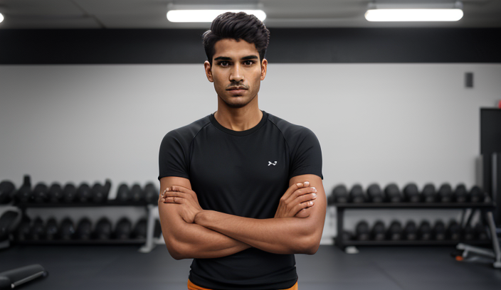 Before and after transformation of Indian male client Rajesh Sharma