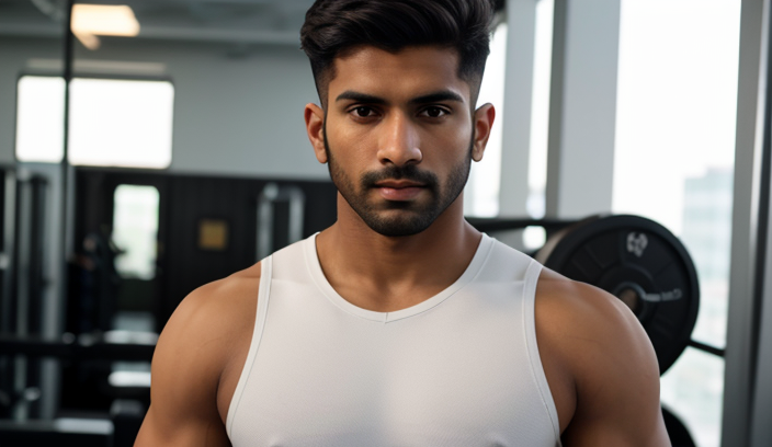 Before and after transformation of Indian male client Vikrant Patel